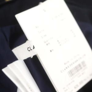 CLANE 22SS ATTACH FLAP SKIRT スカート タイト マキシ ロング バイカラー 2 M 紺