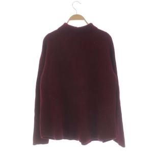 Theory MERCER WOOL CASH MOVING RIB TNECK ウールカシミヤニット セーター 長袖 S 赤 レッド