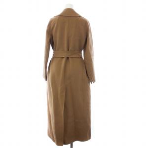 S Max Mara PARIDE ダブルフェイス ピュア ウール ラップコート