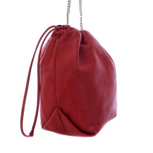 SAINT LAURENT PARIS テディ ワンショルダーバッグ レッド 538447