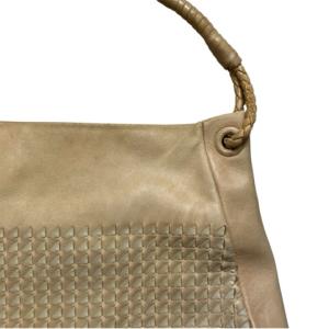 BOTTEGA VENETA オールド トートバッグ レザー 編み込み 皮革 黄 イエロー系 AA