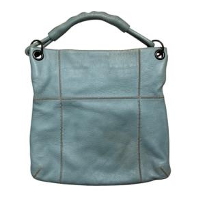 BOTTEGA VENETA オールド トートバッグ レザー 切り替え 皮革 青 ブルー系 AA