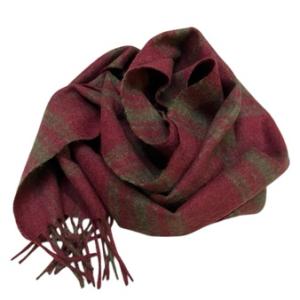 マフラー カシミヤ Revival Scf V 赤×緑