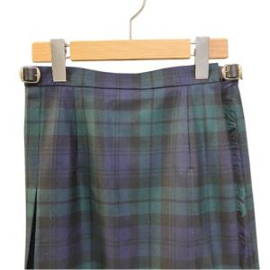 O'NEIL OF DUBLIN タータンチェック キルト スカート 青×緑