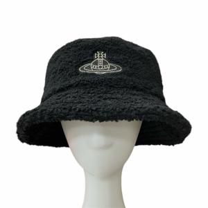 ボア バケット オーブ ハット 帽子 黒 ブラック 239140 VH34