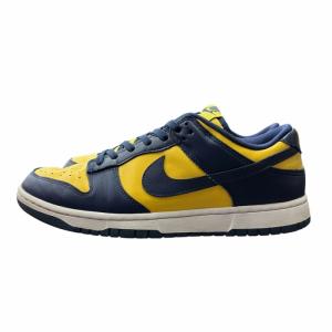 DUNK LOW RETRO MICHIGAN ネイビー イエロー