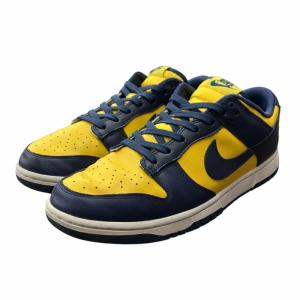 NIKE DUNK LOW RETRO MICHIGAN ネイビー イエロー
