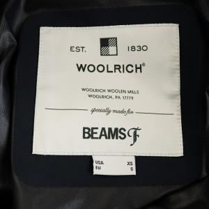 WOOLRICH 20SS ビームスF別注 マウンテンパーカー フード ナイロン S 紺 ネイビー