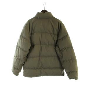 THE NORTH FACE ヴィンテージ ダウンジャケット 茶タグ USA製 ジップアップ 長袖 ロゴ M グレー GY18