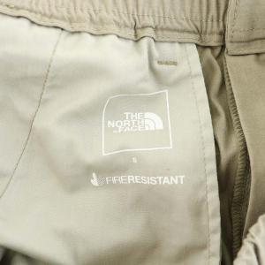 THE NORTH FACE ファイヤーフライストレージパンツ ロング コーデュラ CORDURA FIRERESISTANT ロゴ刺繍 S ベージュ NB32332