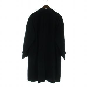 burberrys ヴィンテージ ステンカラーコート ネーム刺繍入り ネイビー