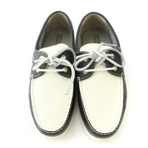 REGAL レザー デッキシューズ 靴 25cm 紺 ネイビー 554R /DK