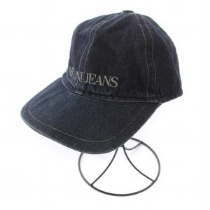 デニム キャップ 帽子 ロゴ 3 紺 ネイビー /DK