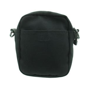 韓国限定 ミニショルダーバッグ 斜め掛け ナイロン ロゴ 黒 ブラック