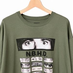 NEIGHBORHOOD フォト Tシャツ NH. TEE SS-10 半袖 緑 カーキ XXL