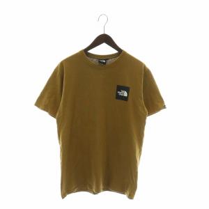 S/S SQUARE LOGO TEE Tシャツ カットソー 半袖 クルーネック スクエアロゴ L 茶色
