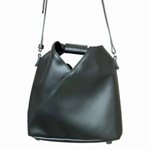 MM6 Maison Margiela ジャパニーズ レザー ショルダーバッグ ブラック S54WD0106