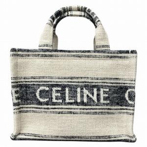 SMALL CABAS THAIS 2WAY ショルダー バッグ オフホワイト ネイビー