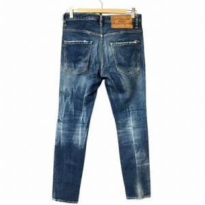 DSQUARED2 21AW SKATER JEAN デニムパンツ スリム USED加工 44  S位 青 ブルー インディゴ S71LB0946