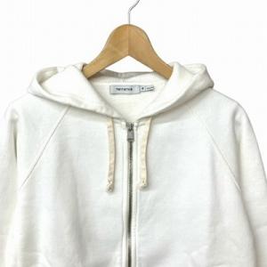 nonnative スウェット フルジップ パーカー フーディー ダブルジップ ワッフル サーマル 白 ホワイト 2 M位