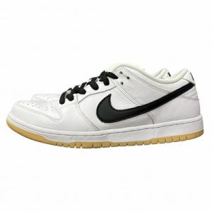 DUNK LOW PRO ダンク ロー スニーカー レザー ガムソール 白 黒 ホワイトブラック US9.5