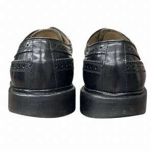 REGAL ウィングチップ メダリオン ブローグ レザー シューズ 黒 ブラック 25.5cm 2589 67