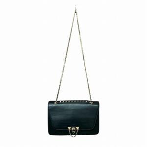 VALENTINO GARAVANI デミルーン 2WAY チェーン スタッズ ショルダーバッグ ブラック
