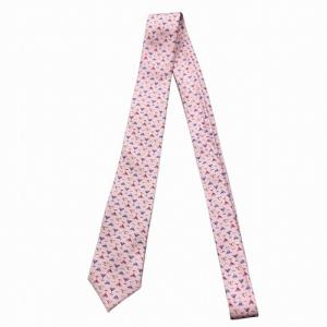 DIOR HOMME ネクタイ ナロータイ シルク カクテル柄 ピンク AA