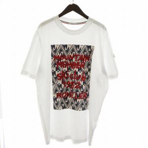 22SS SCOM Tシャツ カットソー 半袖 刺繍 プリント XL 白 ホワイト H20918D00004