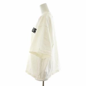 JIL SANDER Tシャツ カットソー 半袖 ロゴ コットン L 白 ホワイト JSCU707050 WU248708 /AN18