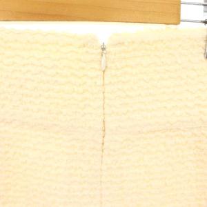 CHANEL 17A ツイード ラップデザイン スカート ココボタン 36 ホワイト P57509V26446