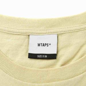 WTAPS 22SS RANSOM Tシャツ カットソー 半袖 クルーネック ロゴ プリント X 04 XL ベージュ