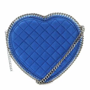 ファラベラ ショルダーバッグ ハート チェーン ブルー