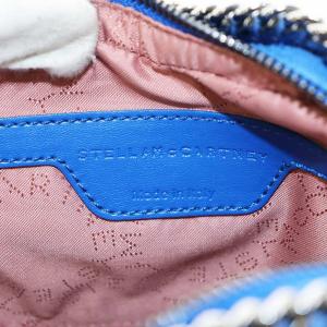 STELLA McCARTNEY ファラベラ ショルダーバッグ ハート チェーン ブルー