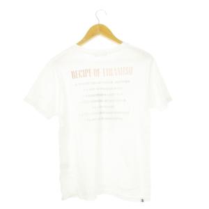 HYSTERIC GLAMOUR Tシャツ カットソー ラウンドネック 丸首 半袖 コットン プリント ロゴ ヒスベア ギター M 白 ホワイト