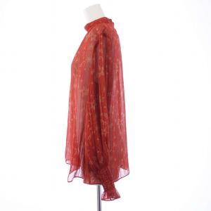 theory luxe 23AW CELESTIAL PRINT CLEBI ブラウス カットソー プルオーバー 長袖 ハイネック