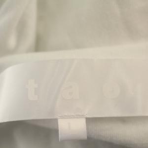 TAO COMME des GARCONS 24SS AD2024 Tシャツ 花柄 刺繍 L ホワイト