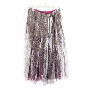 Drawer 2025リゾート ラメジャガードスカート 36