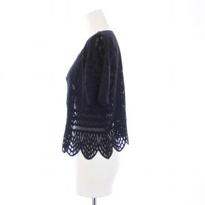 PLEATS PLEASE ISSEY MIYAKE エーポックインサイド A.POC INSIDE イッセイミヤケ カーディガン トッパー 半袖 レース 花柄