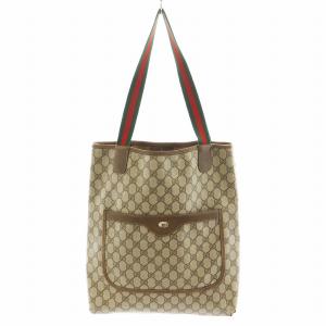 オールドグッチ アクセサリーコレクション シェリーライン GGスプリーム トートバッグ ハンドバッグ ショルダーバッグ