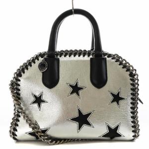 ファラベラ ハンドバッグ 2way スター シルバーカラー ブラック