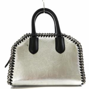 STELLA McCARTNEY ファラベラ ハンドバッグ 2way スター シルバーカラー ブラック