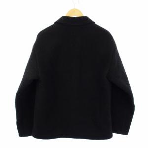 MARKAWARE MARK AWARE CPO SHIRTS ORGANIC SUFFOLK MELTON シャツジャケット ウール 1 黒 A19C-01SH01C
