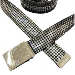 mastermind JAPAN × SWAROVSKI スワロフスキー 10周年記念 HEARTFUL期 gingam ベルト 黒 ブラック