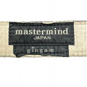 mastermind JAPAN × SWAROVSKI スワロフスキー 10周年記念 HEARTFUL期 gingam ベルト 黒 ブラック