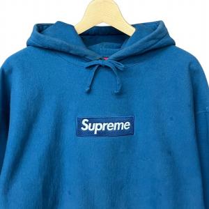 Supreme 23AW BOX LOGO HOODIE ブルー L
