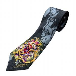 タトゥーデザイン ネクタイ ハート 灰色 グレー AA