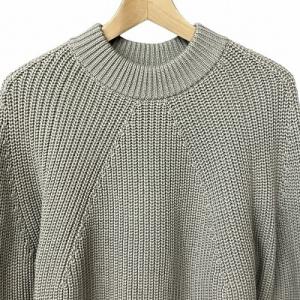 BATONER モックネック ニット セーター ベージュ B1 S位 N-21FM-026