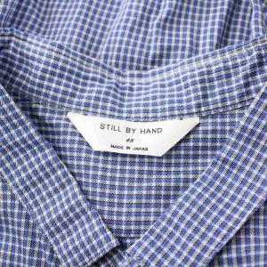 STILL BY HAND Narrow collar Pullover shirts ナローカラープルオーバーシャツ カジュアル