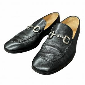 ホースビット ローファー レザー 黒 ブラック 6.5 約25.5cm 649479 AA